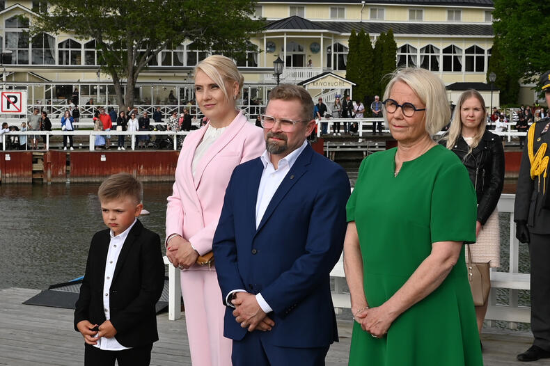 Naantalin kaupungin tervetulovastaanotto presidenttiparille