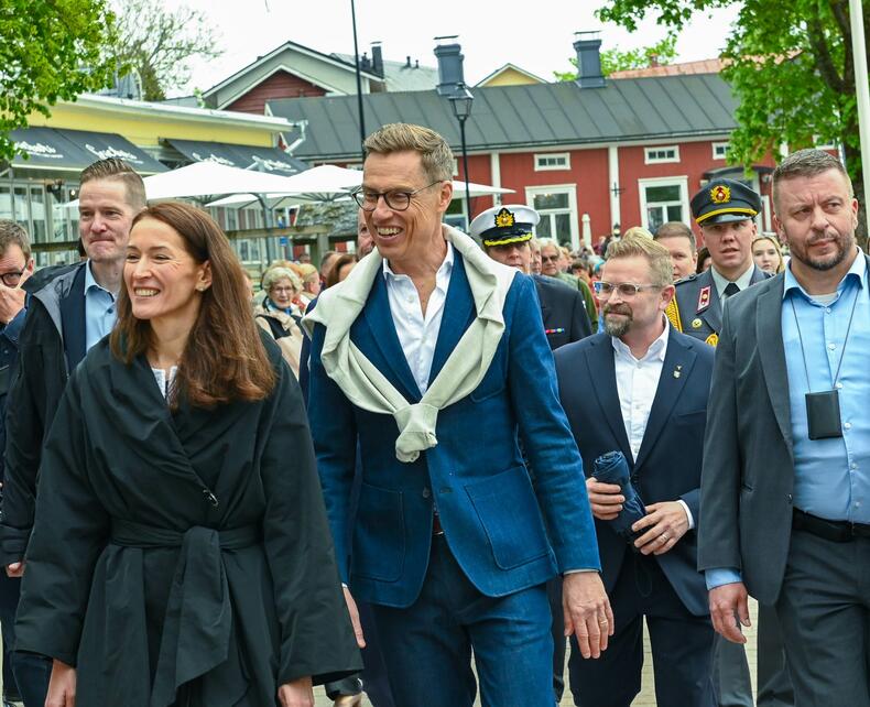 Presidenttipari Naantalissa