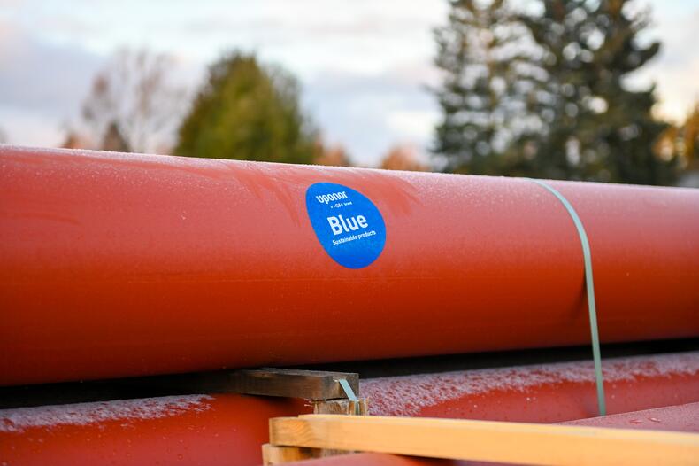 Vähähiilijalanjälkinen Uponor-vesiputki.