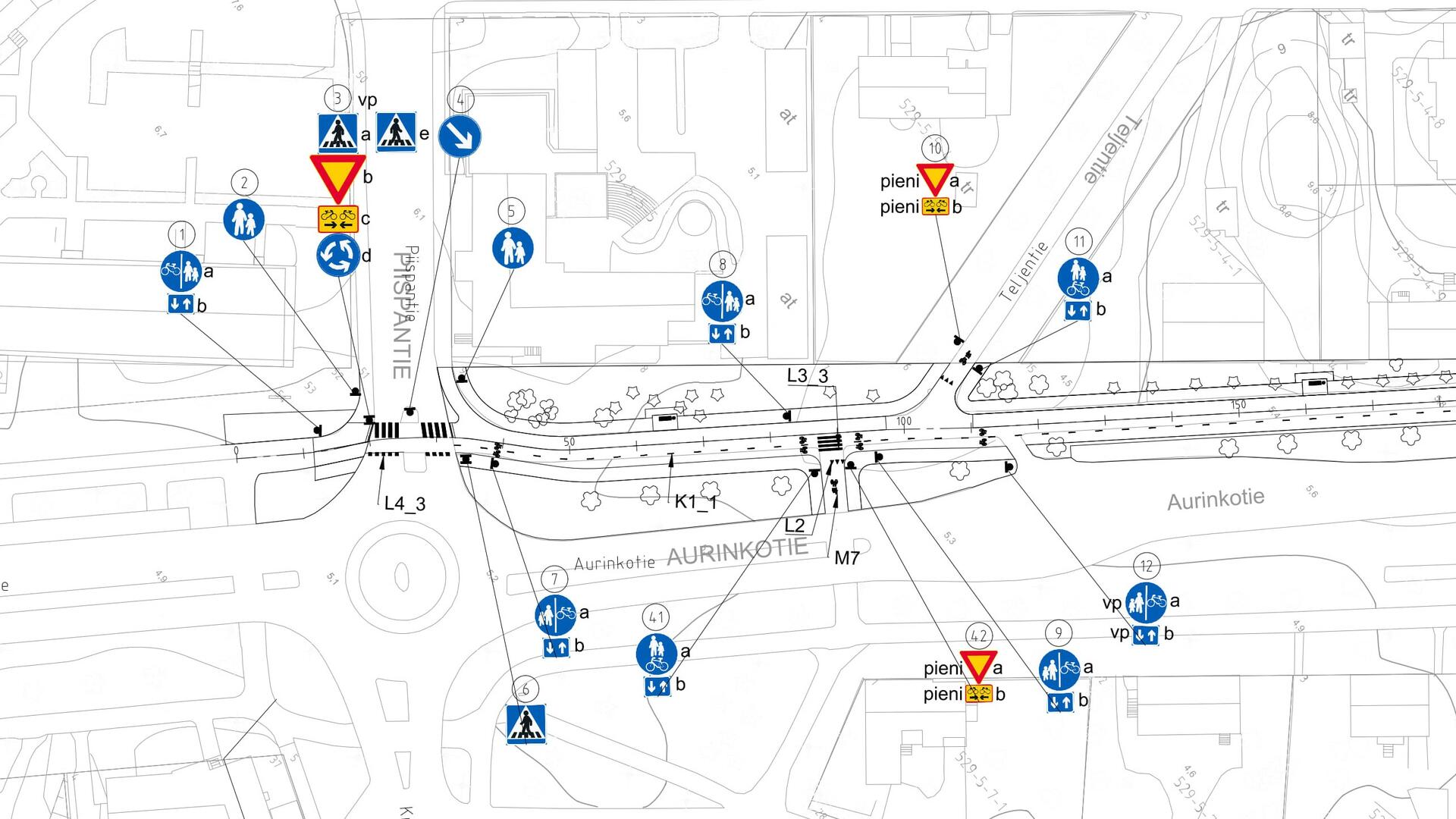 Aurinkotien jk-pp perussivun kuva