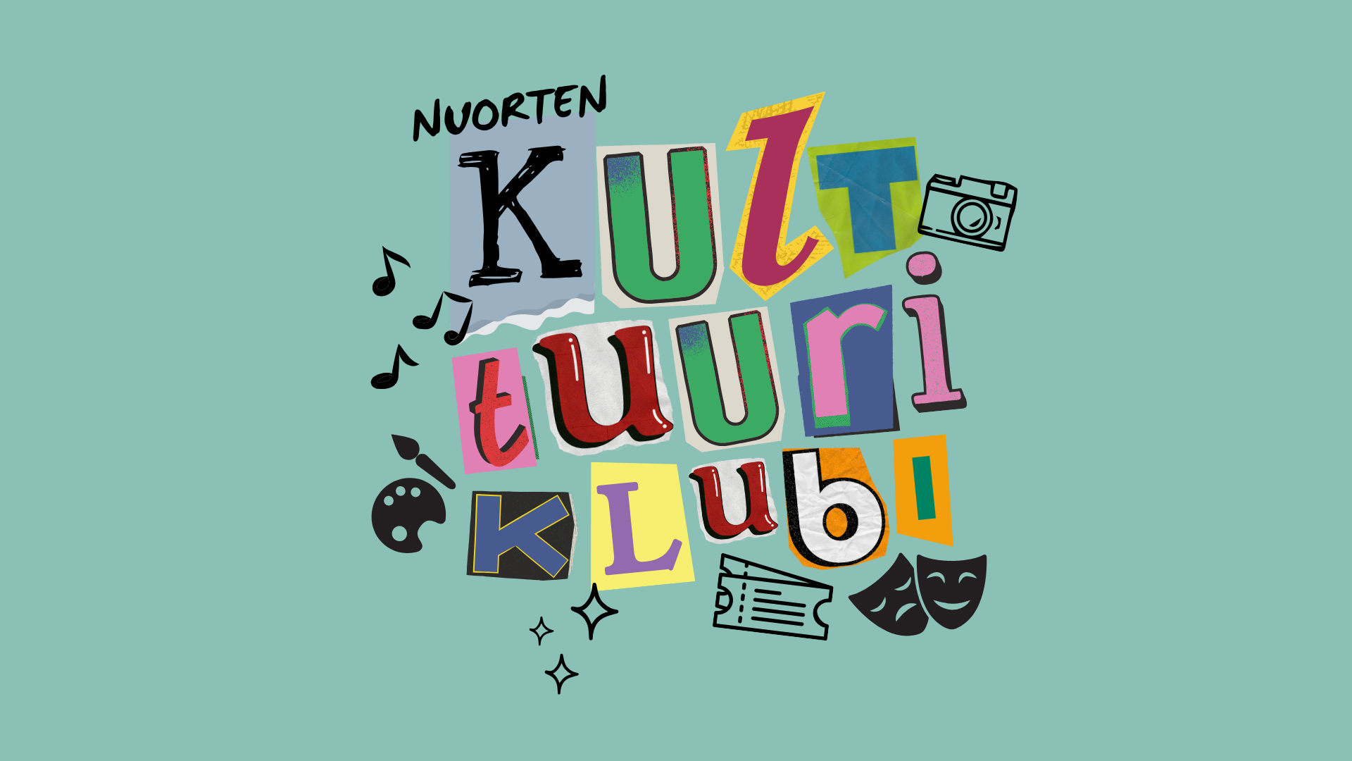 Tekstissä lukee Nuorten kulttuuriklubi