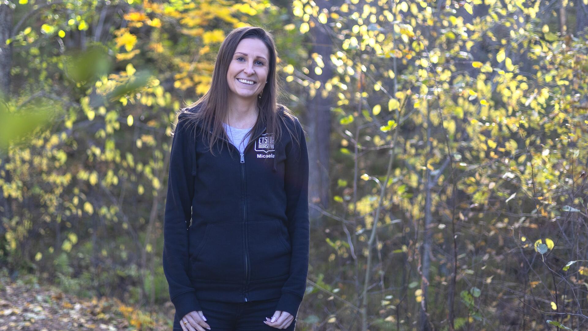 Kuvassa etsivä nuorisotyöntekijä Micaela Abrahamsson