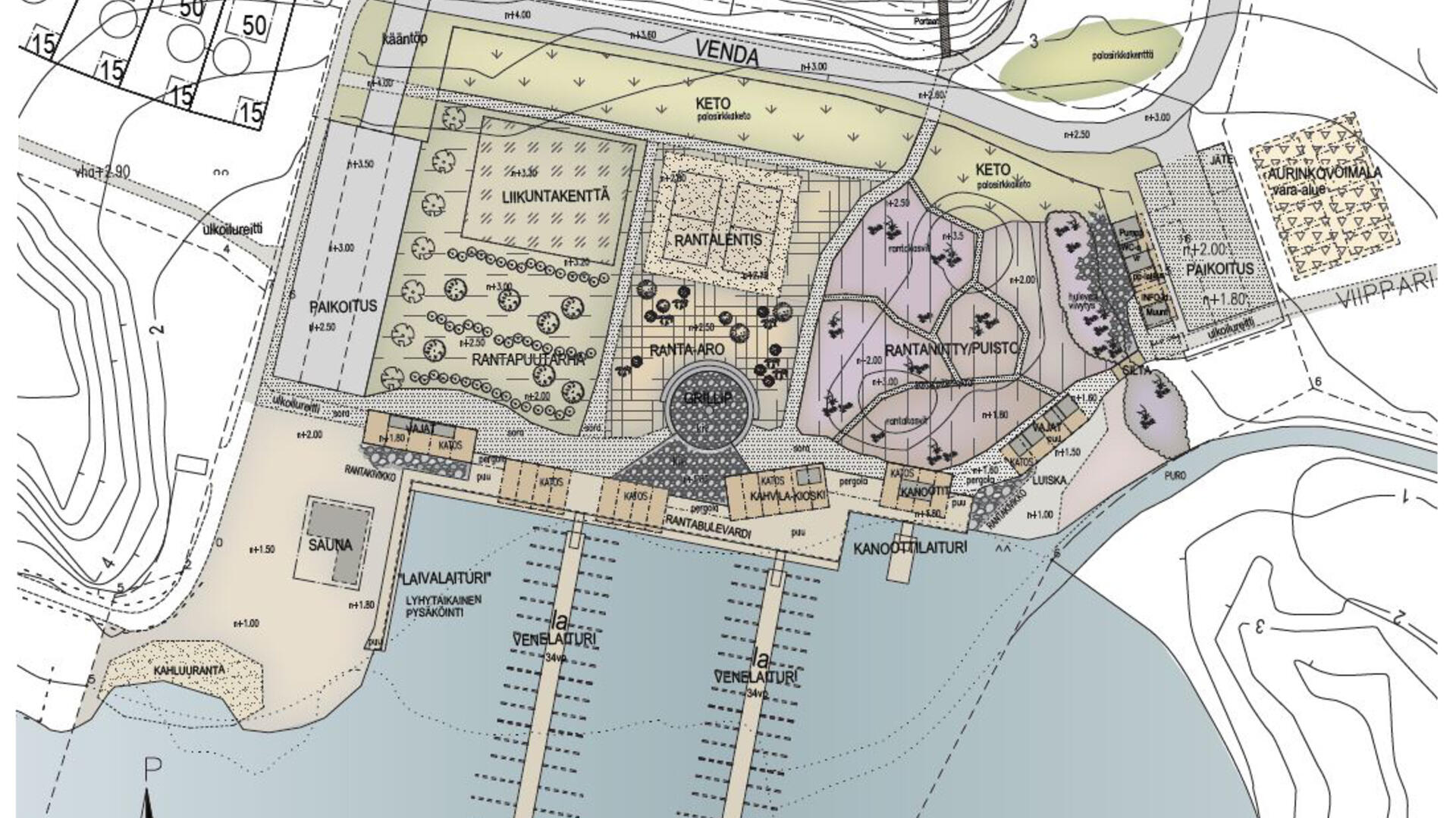 Lounatuulen ranta-alueen yleissuunnitelma