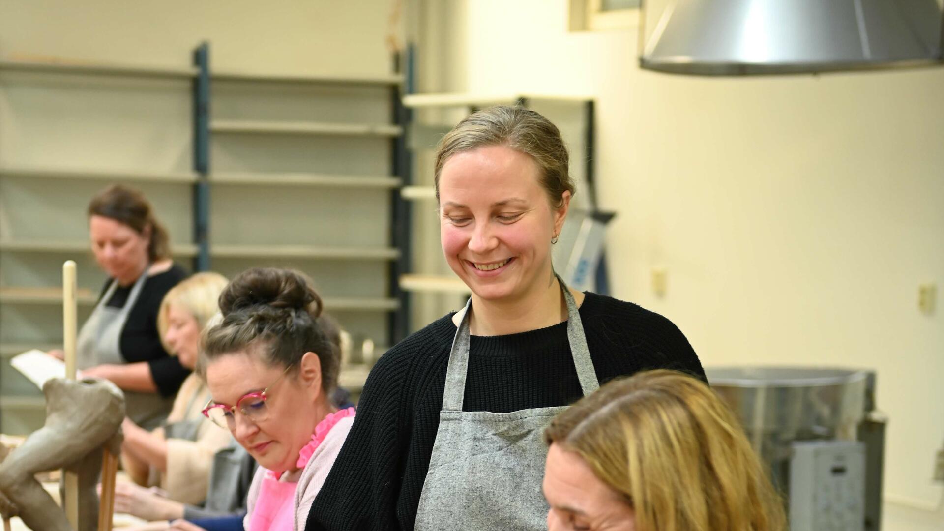 Keramiikan valmistamista