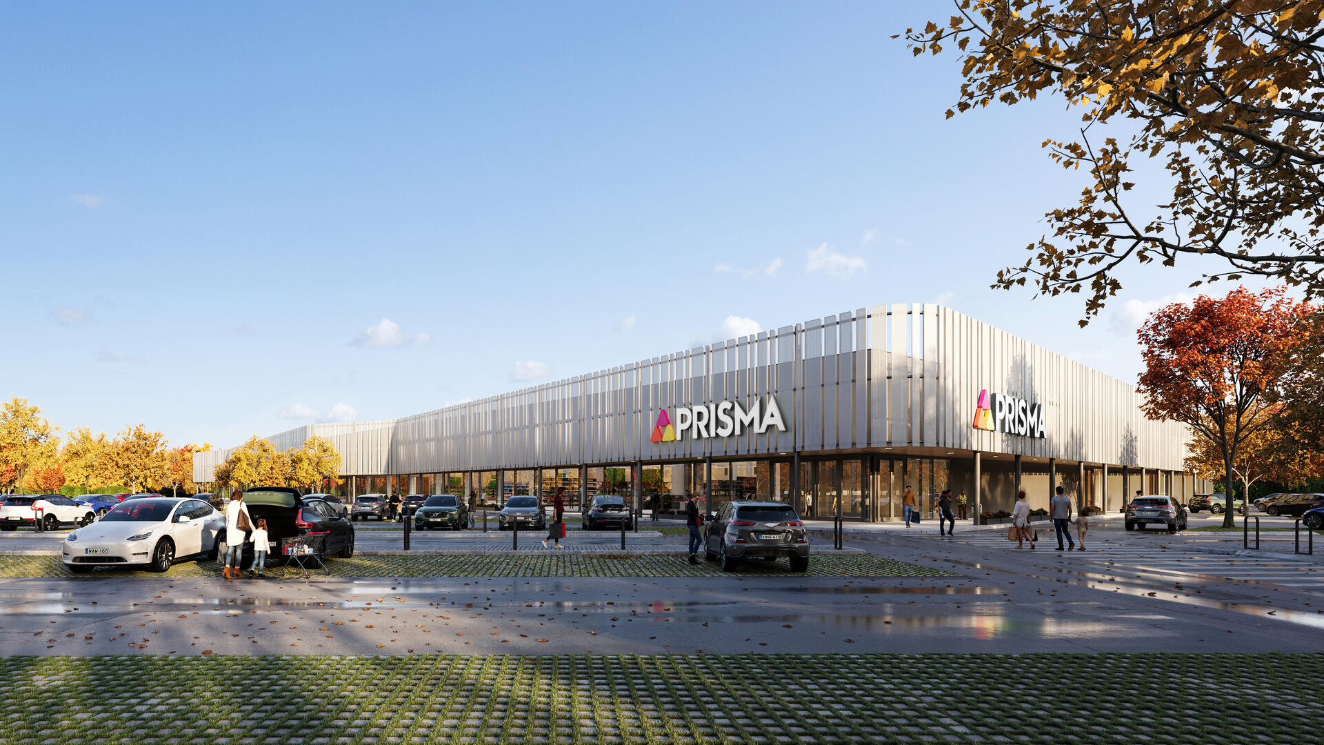 Naantalin uusi Prisma tontillaan