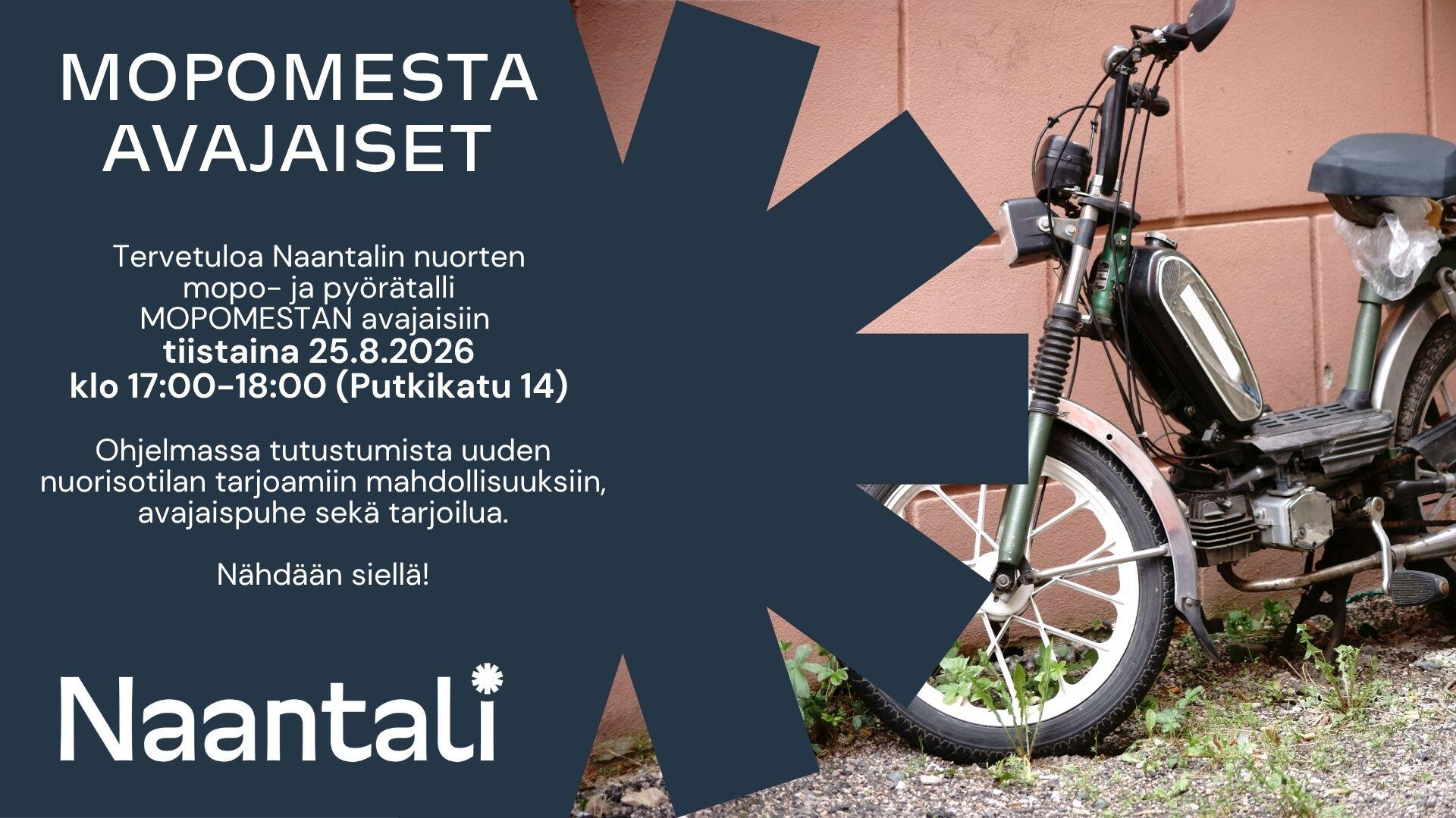 kutsu mopomestan avajaisiin 