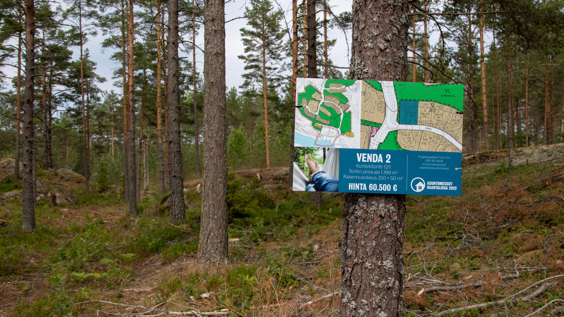 Tonttikyltti asuntomessualueella