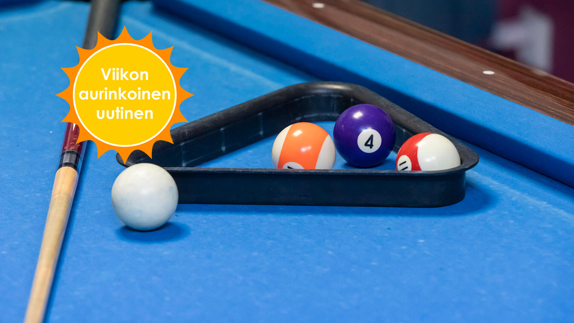 Viikon aurinkoinen uutinen.