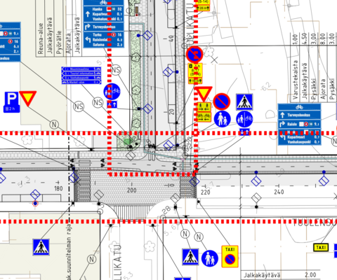 Tuulensuunkadun ja Aurinkotien liikenteenohjaussuunnitelma