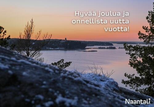 Maisema Kuparivuorelta merelle ja Kultarantaan