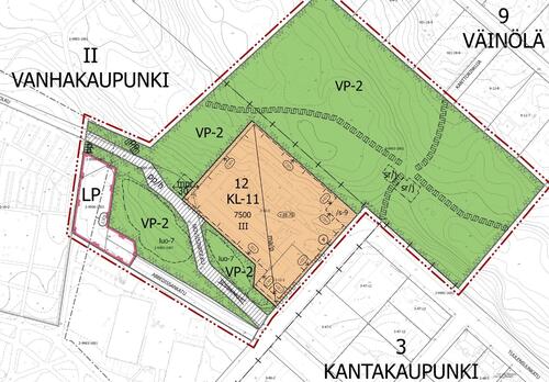 Maarianrinne kaavakartta