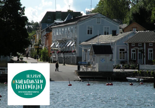 kuva Naantalin vanhankaupungin rannasta