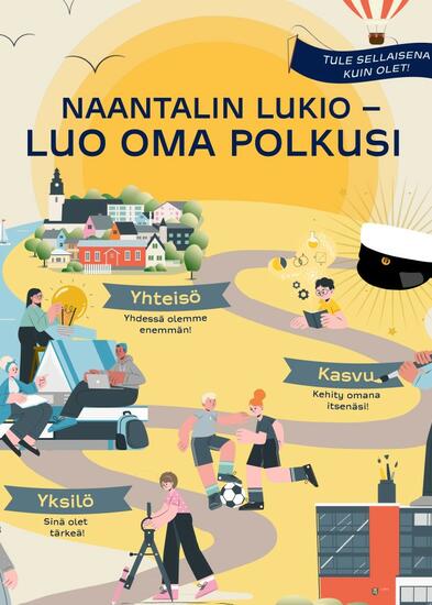 Naantalin lukion juliste