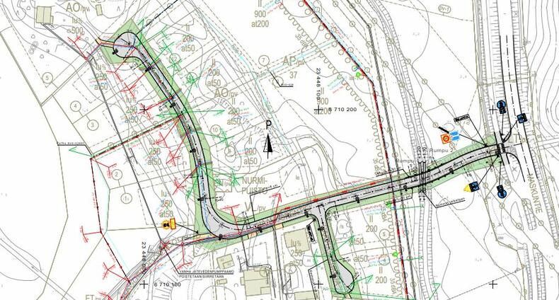 Yleiskartta Haavuoren asemakaava-alueesta