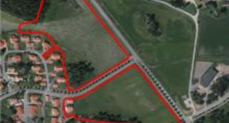 Soinisten pientaloalueen katusuunnittelmat, alueen rajaus