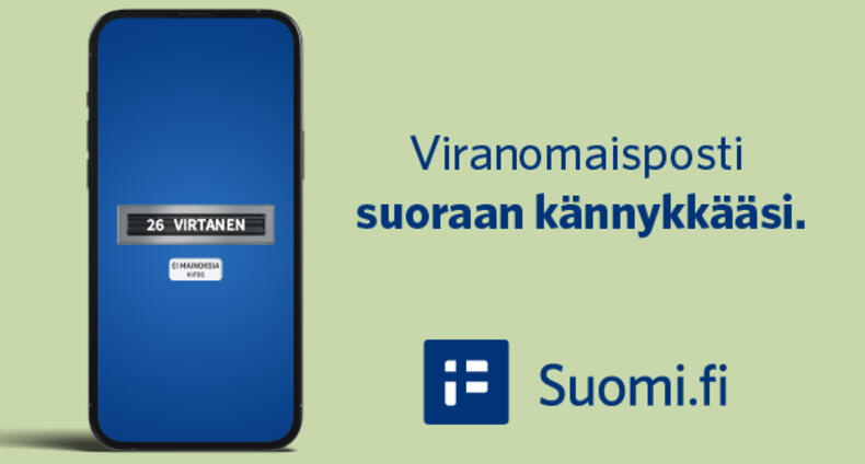 Suomi.fi viranomaisposti suoraan käynnykkääsi